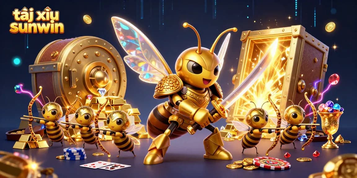 Engage in thrilling tài xỉu sunwin gameplay amidst sparkling treasures and vibrant characters.