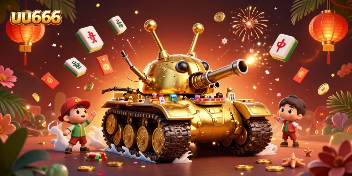 Experience thrilling gameplay with the vibrant uu666 miniature casino in a golden beetle tank.