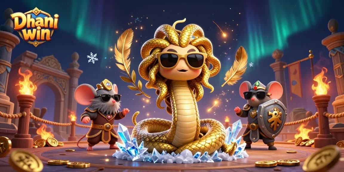 Dive into the thrilling world of Dhani win with a captivating 3D experience featuring exciting game elements and characters.