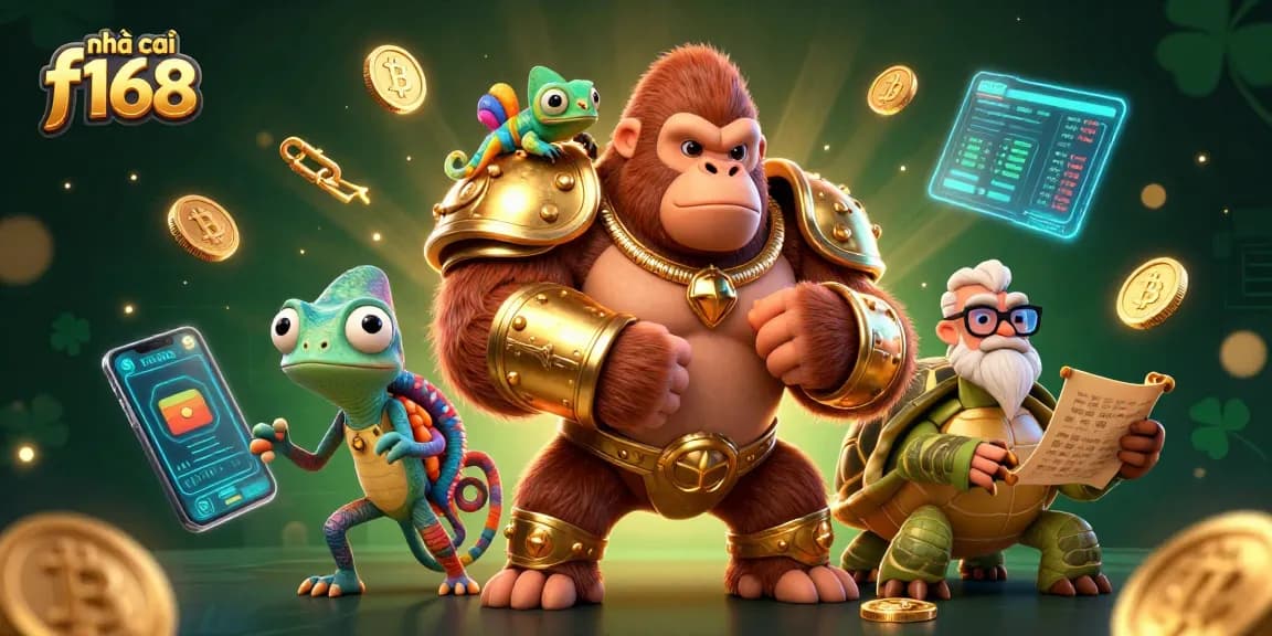 Experience thrilling action at nhà cái f168 with vibrant 3D characters and dynamic gaming elements.