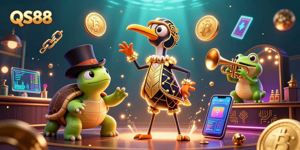 Join the excitement at QS88, where vibrant 3D characters and engaging games create a thrilling casino atmosphere.