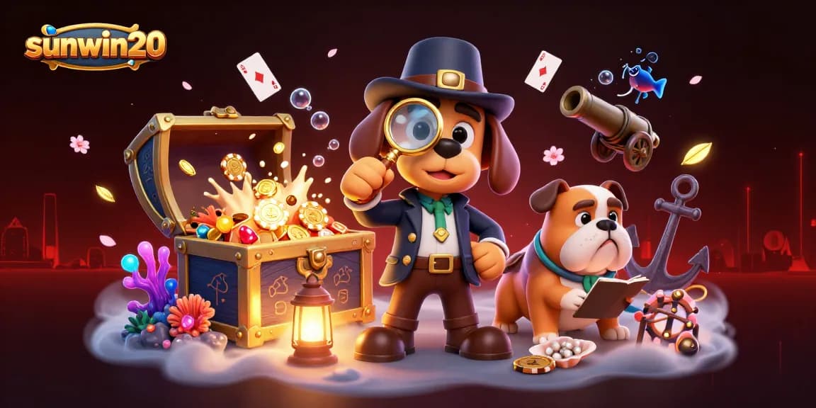 Engage with sunwin20 and discover vibrant casino gaming elements in this thrilling illustration.