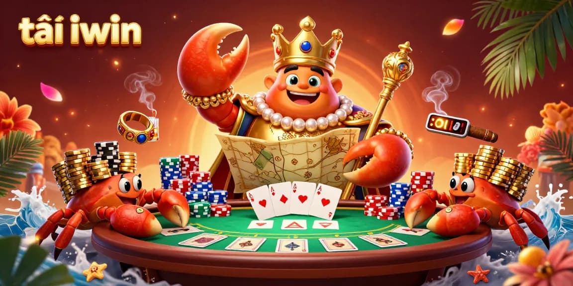 Play tải iwin for a chance to win big with vibrant casino-themed details in 3D illustration.