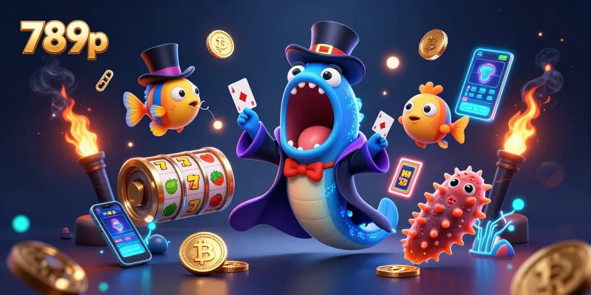 Engage with 789p online casino magic featuring gambling elements and vibrant characters.