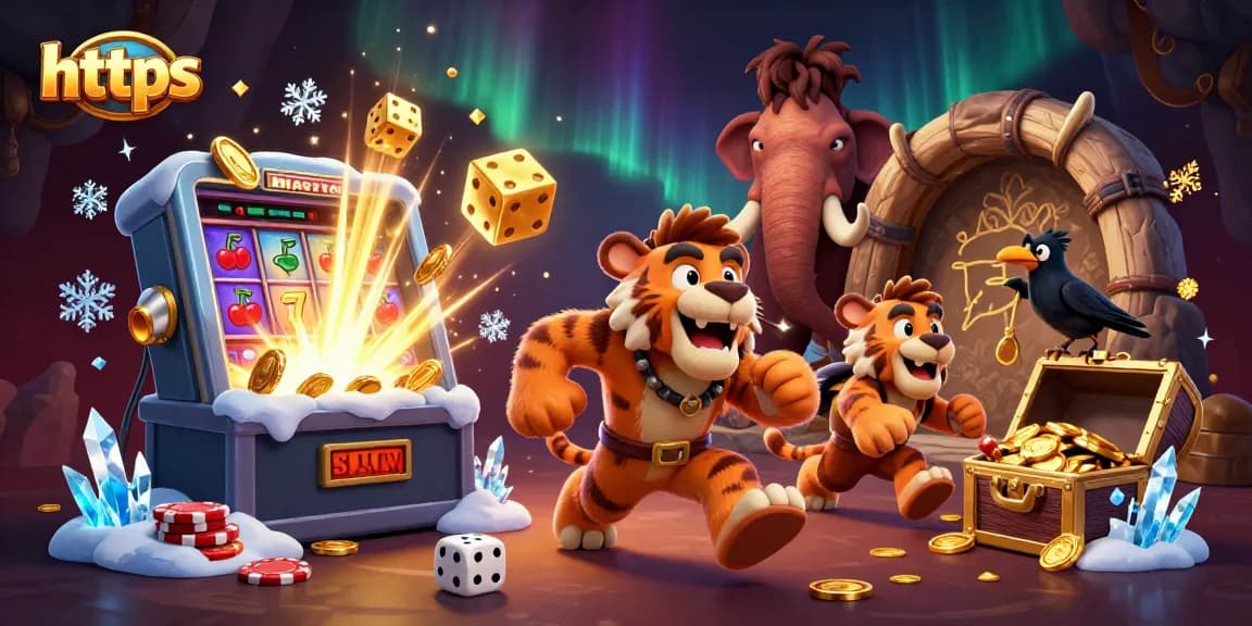 Experience thrilling slots action at https with caveman duo and jackpot treasures in a lively casino