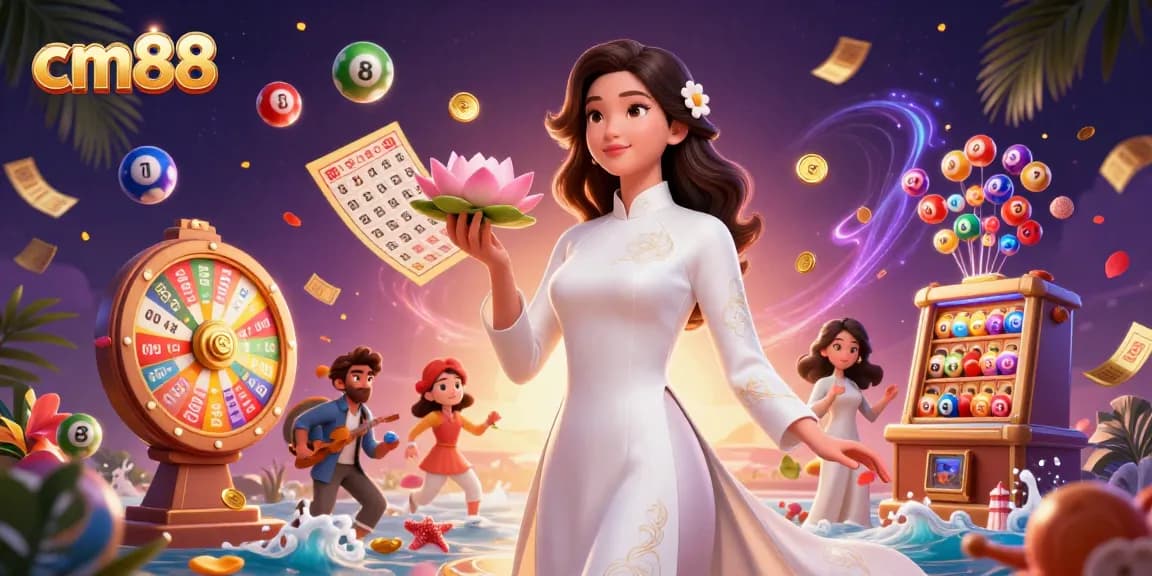Hop on thrilling adventures with cm88, where vibrant lottery elements and rich decorations elevate your gaming experience.