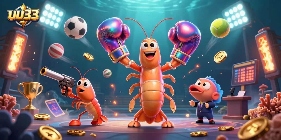 Bet on exciting games with uu33 in a vibrant underwater casino scene capturing the dynamic spirit of gambling.