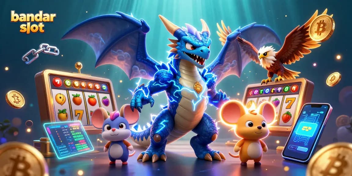Engage in exciting gameplay at bandar slot with vibrant 3D characters and game elements