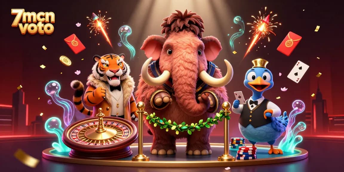 Experience thrilling gameplay at 7mcn voto with a vibrant casino scene featuring iconic characters and dynamic elements.