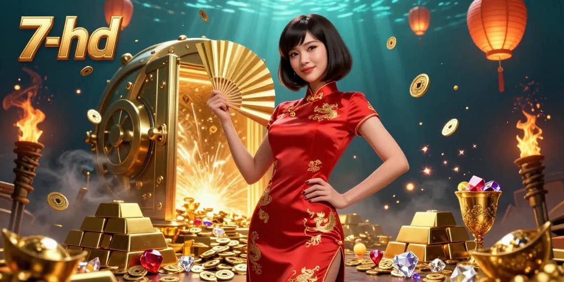 Experience thrilling gameplay with 7-hd's vibrant casino elements amidst a stunning digital art scene.