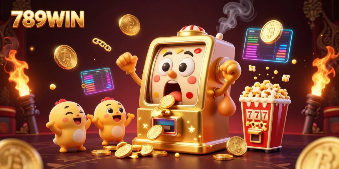 Spin to win with the exciting 789WIN lucky slot machine as it jackpots coins!