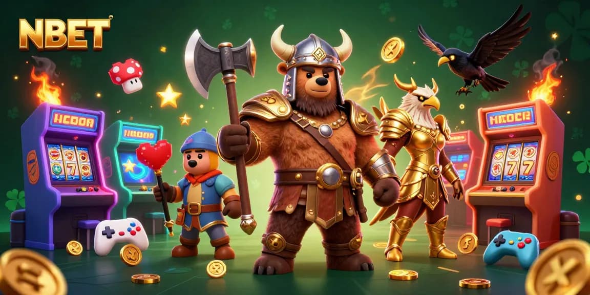 Engage in thrilling gaming adventures with NBET at a vibrant 3D casino.