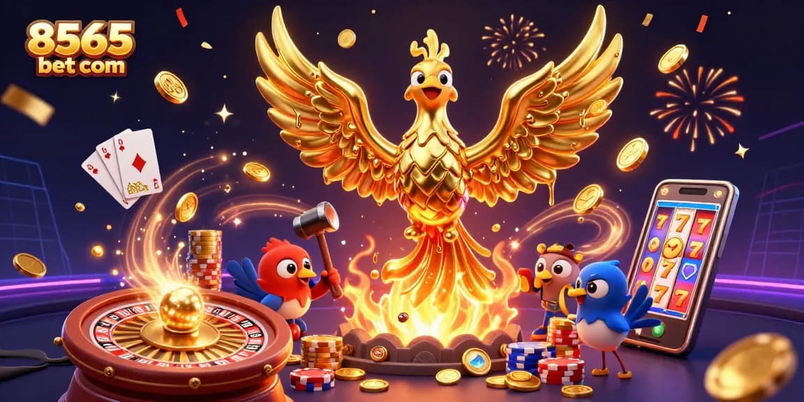 Desfrute dos emocionantes jogos do 8565bet com um fênix dourado e muitos bônus!