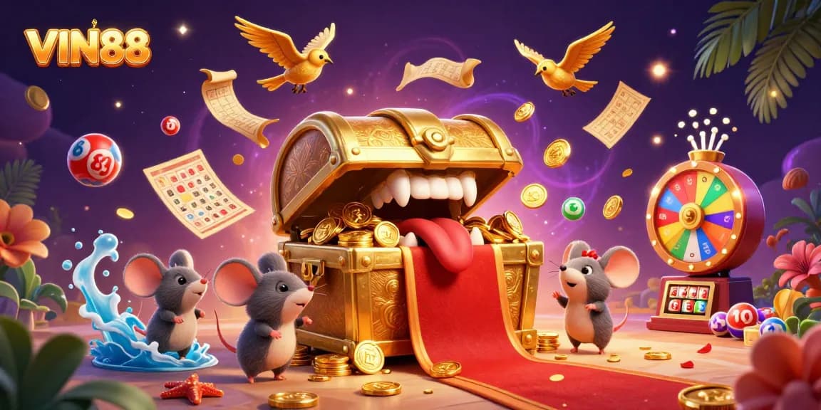 Experience exhilarating rewards with VIN88 while encountering captivating treasures and gaming excitement.