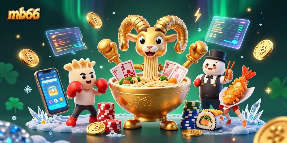 Engage in thrilling gaming action with mb66, featuring unique characters and dynamic casino elements.