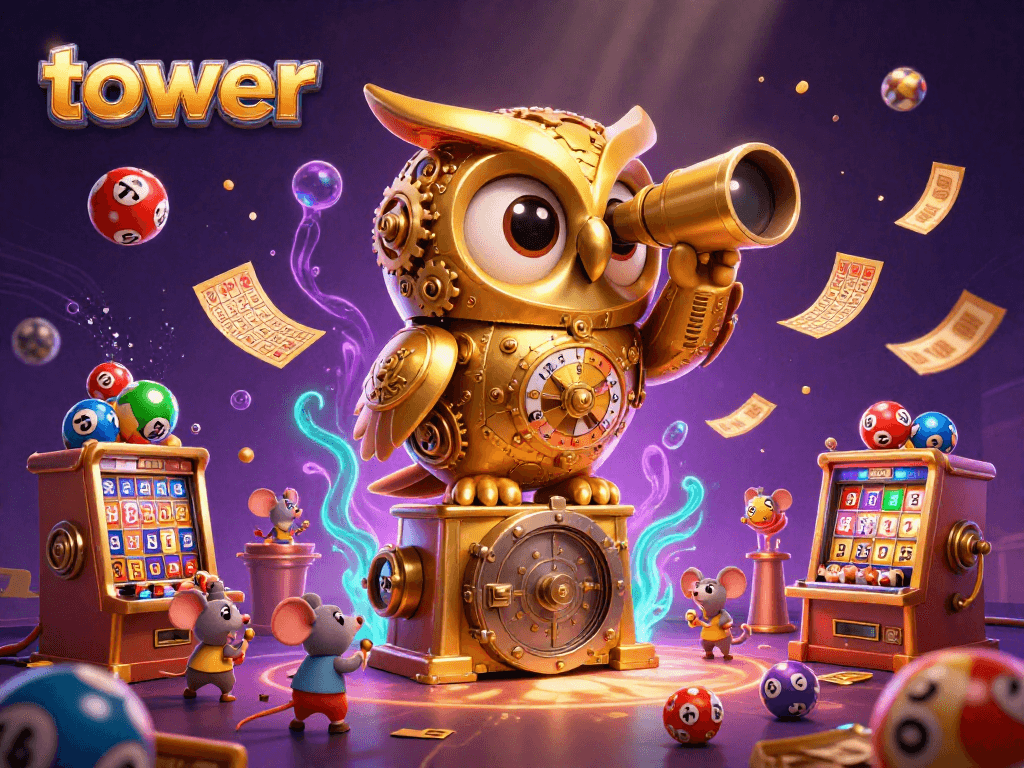Engage with the thrilling tower game experience in a vibrant casino setting
