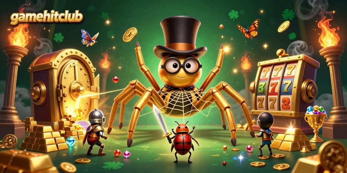 Engage in thrilling games at gamehitclub with 3D illustrations showcasing excitement in casino gaming.