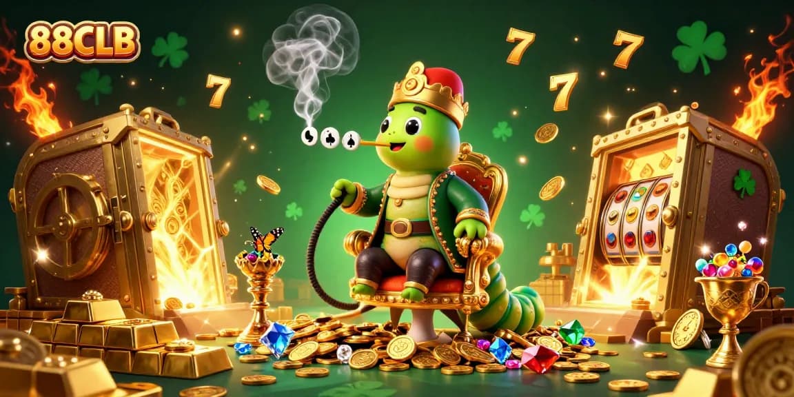 Experience the thrills of 88CLB casino with exciting gambling elements and vibrant visuals.