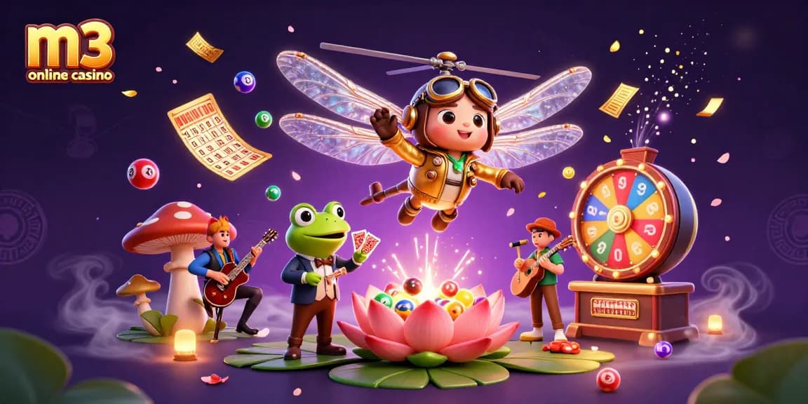 Experience thrilling games at m3 online casino with lively characters and dynamic gambling elements