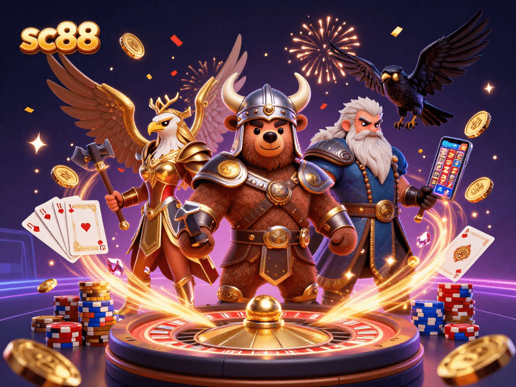Spin and win in the thrilling sc88 casino atmosphere filled with exciting gaming elements.