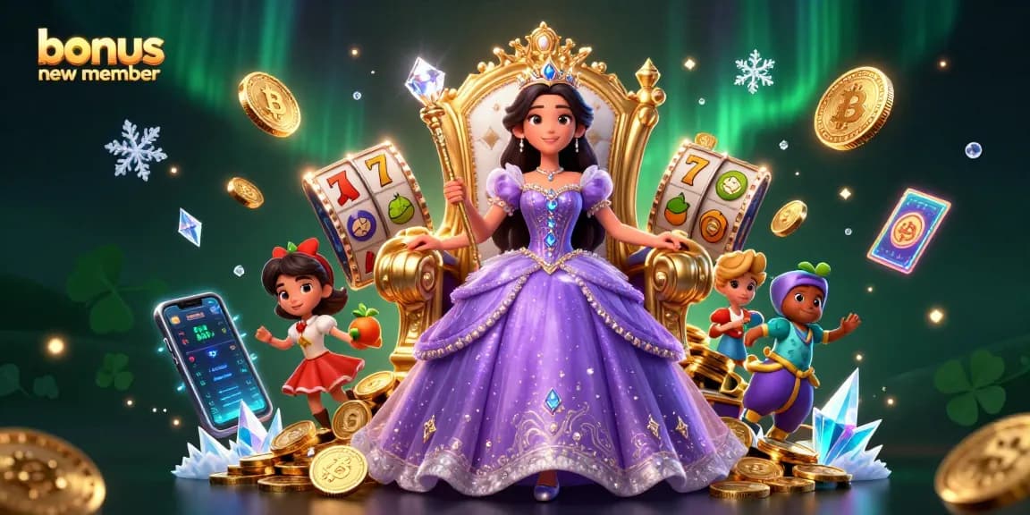 Experience the thrill of a bonus new member in this captivating casino illustration