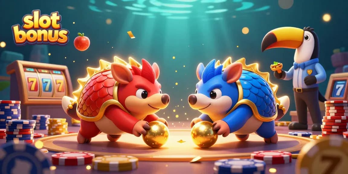 Experience the excitement of slot bonus action with pangolins rolling into jackpots!