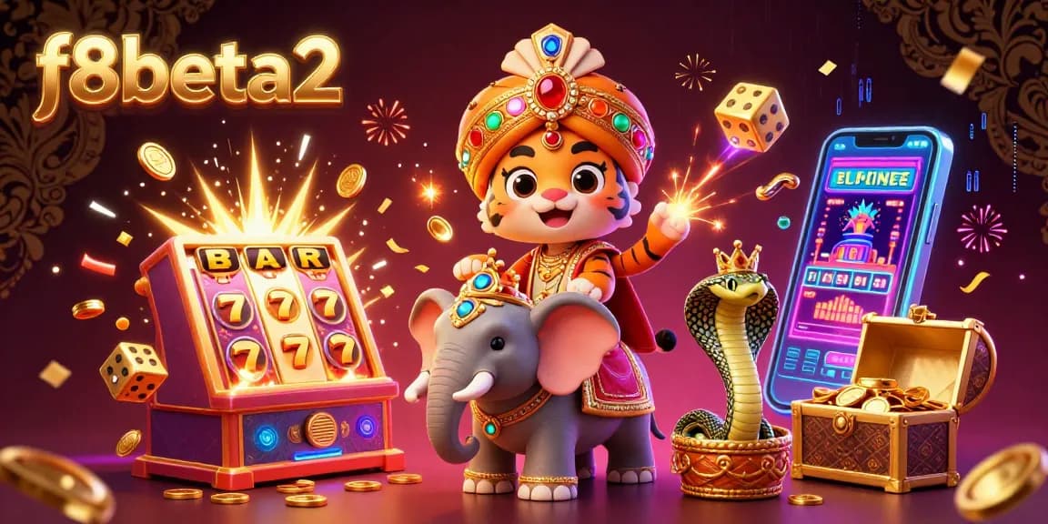 Experience the exhilarating f8beta2 jackpot with vibrant casino graphics and dynamic gaming elements.