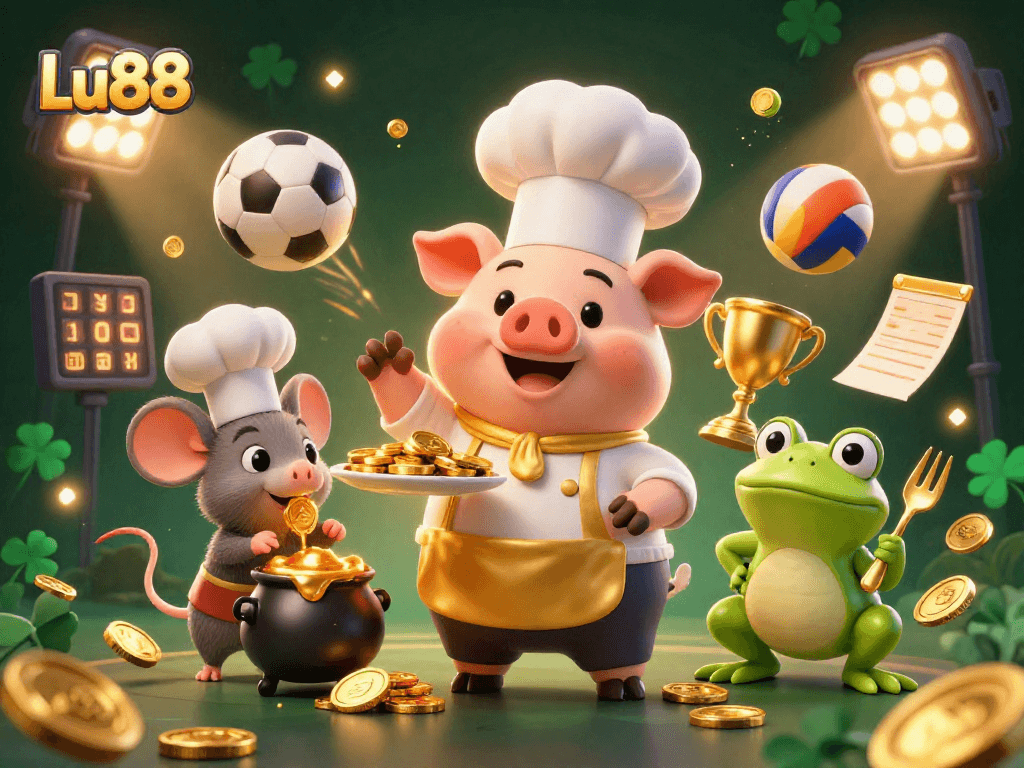 Lu88 offers exciting gameplay with dynamic characters, gold coins, and vibrant sports elements for gamblers.