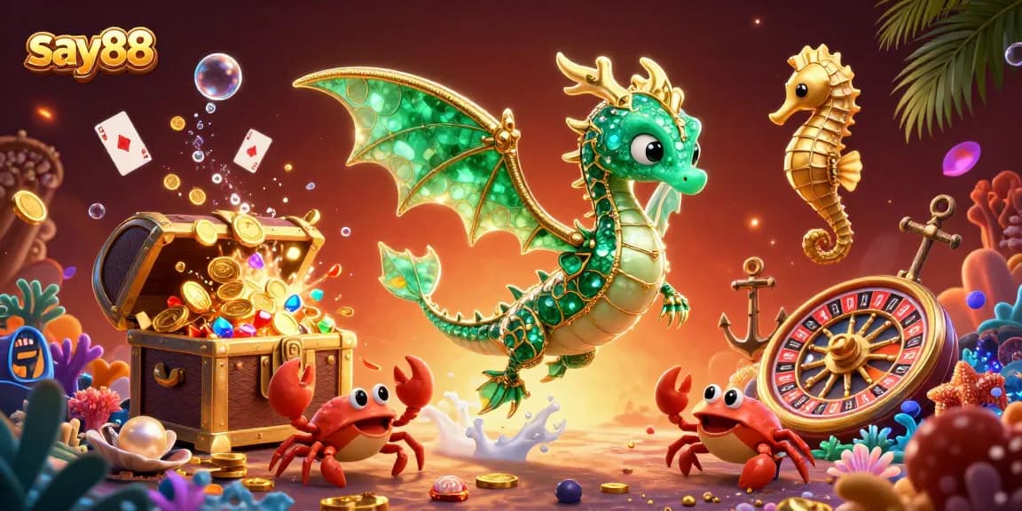 Engage in thrilling gaming at say88, featuring vibrant 3D dragon action and treasures aplenty.