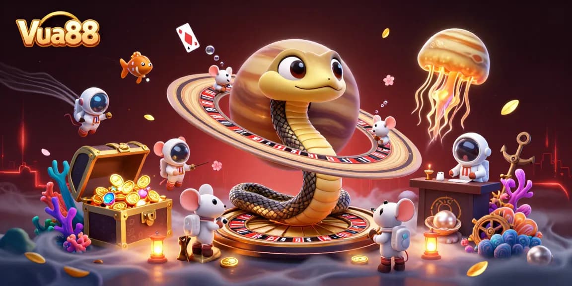 Vua88 offers a thrilling cosmic betting experience with its unique roulette and dynamic gameplay