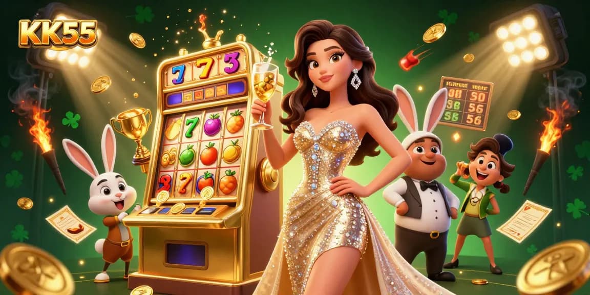 Experience the excitement of KK55 with immersive gaming and stunning visuals of jackpot slots.