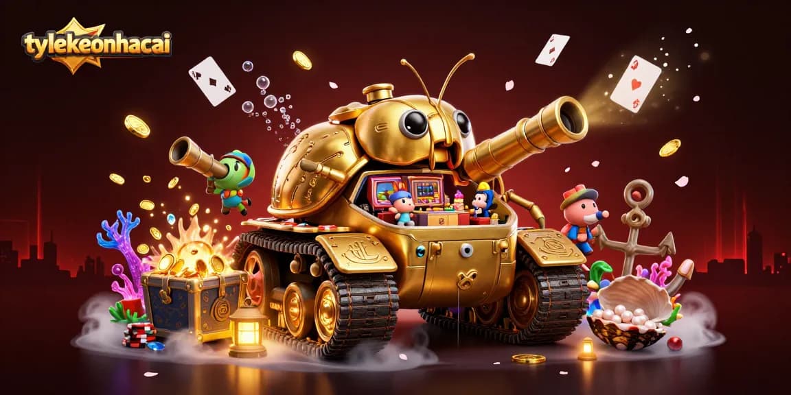 Bet on exciting adventures with tylekeonhacai as you explore a vibrant mini casino scene.