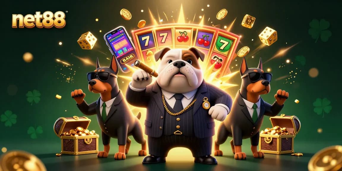 Win big at net88 with dynamic slot machines and a mafia boss in a 3D digital casino world.