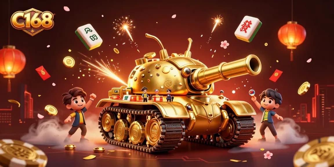 Experience the excitement of C168 with a dazzling 3D casino beetle tank and dynamic elements.