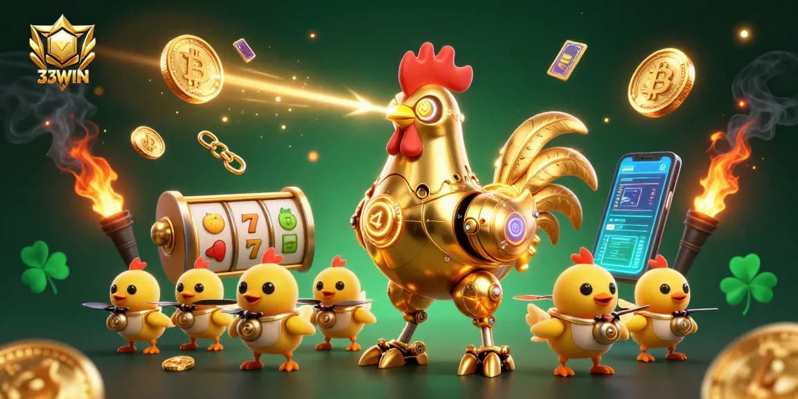 Win big with 33WIN while playing dynamic slots and shooting lasers in the casino world.