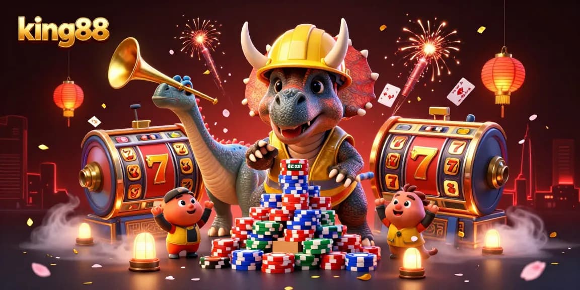 Celebrate wins at king88 with engaging 3D scenes of exciting casino gameplay and vibrant visuals.