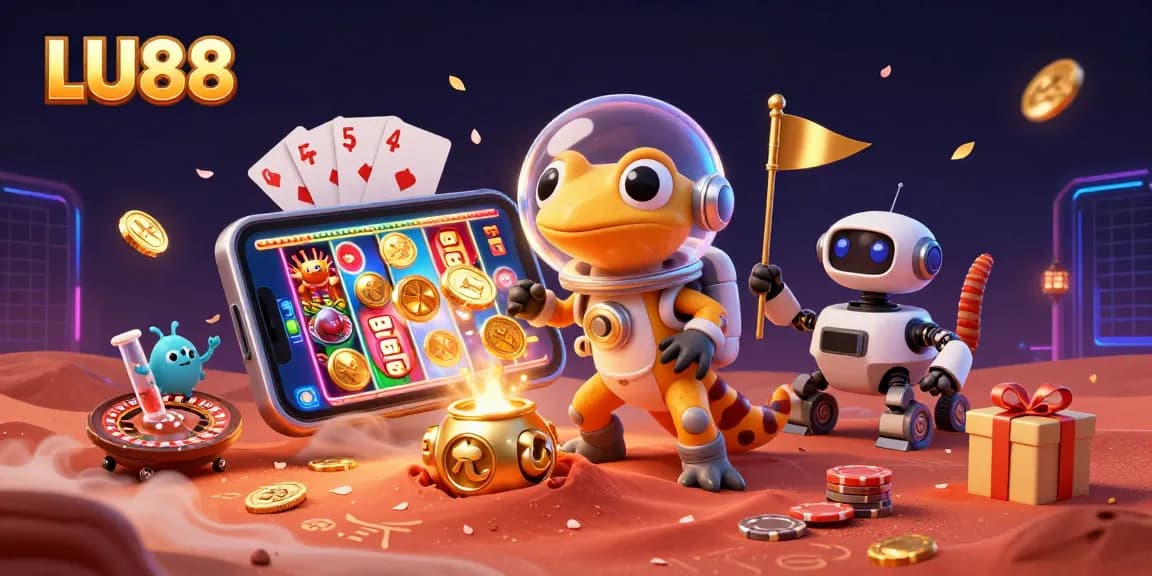 LU88 engages players with vibrant casino fun, showcasing golden rewards and thrilling gameplay.