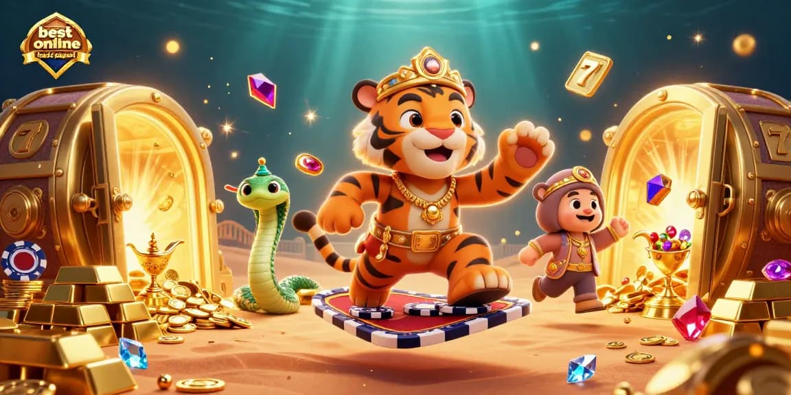 Experience the excitement of the best online casino fast payout with a vibrant and magical 3D scene.