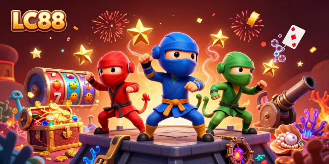 Experience thrilling entertainment with LC88's exciting 3D casino adventure featuring vibrant characters and rich rewards.