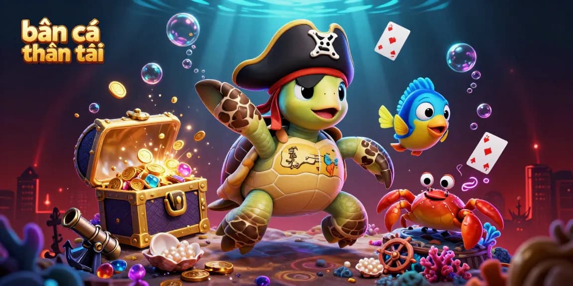 bắn cá thần tài: Engage in thrilling underwater adventures to win treasures and more.