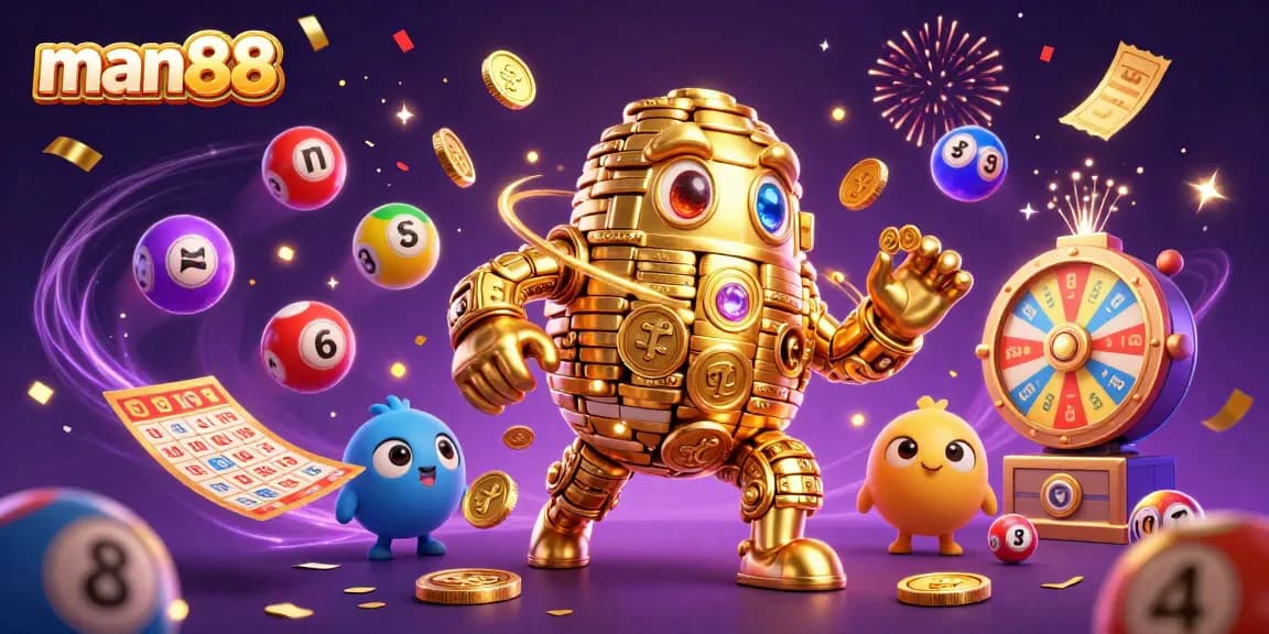 Join man88 for colorful lottery action with vibrant golems and dynamic games!