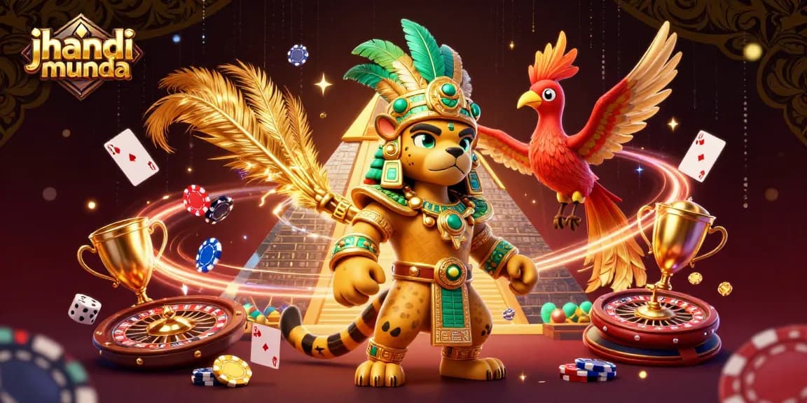 Experience the thrill of jhandi munda in a lively casino scene with vibrant characters and dynamic game elements.