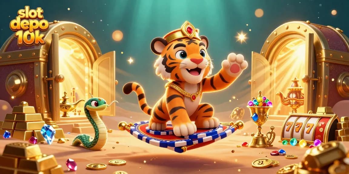 Experience thrilling wins with slot depo 10k in a vibrant casino fantasy world.