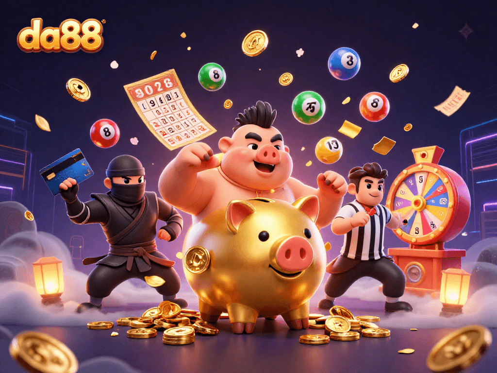 Experience thrilling games with da88's vibrant online casino, filled with exciting lottery elements.