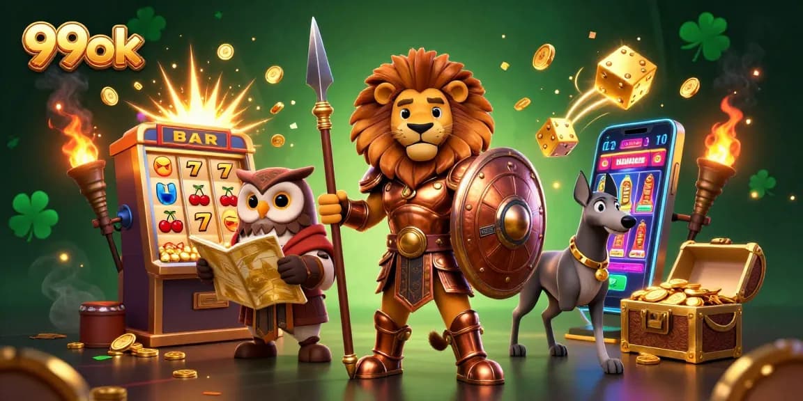 Enjoy thrilling gaming at 99ok with a dazzling jackpot and vibrant casino elements.
