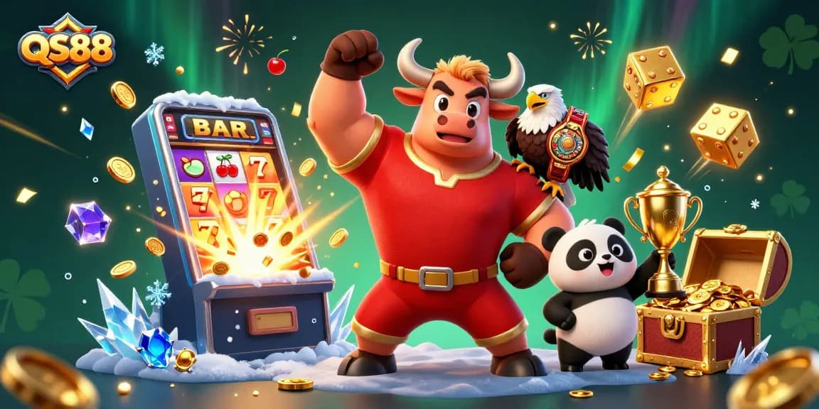 Engage with QS88's thrilling slots featuring jackpot excitement and charismatic characters.