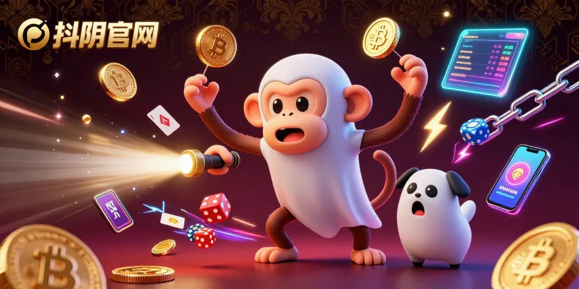 Engaging gameplay at 抖阴官网 in a colorful casino scene with a playful poltergeist monkey and a ghost-hunter puppy.