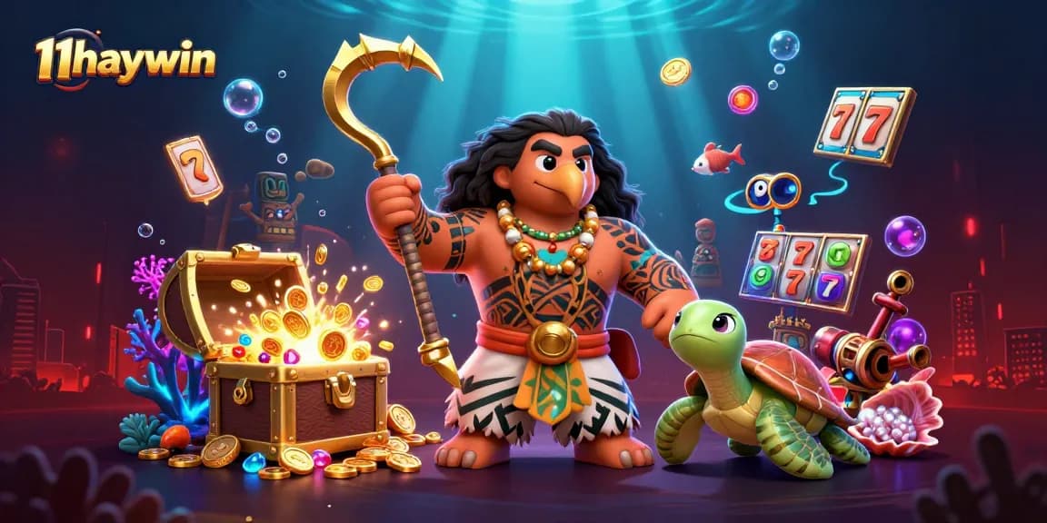 Join the adventure at 11haywin with thrilling slot games and vibrant underwater treasures.
