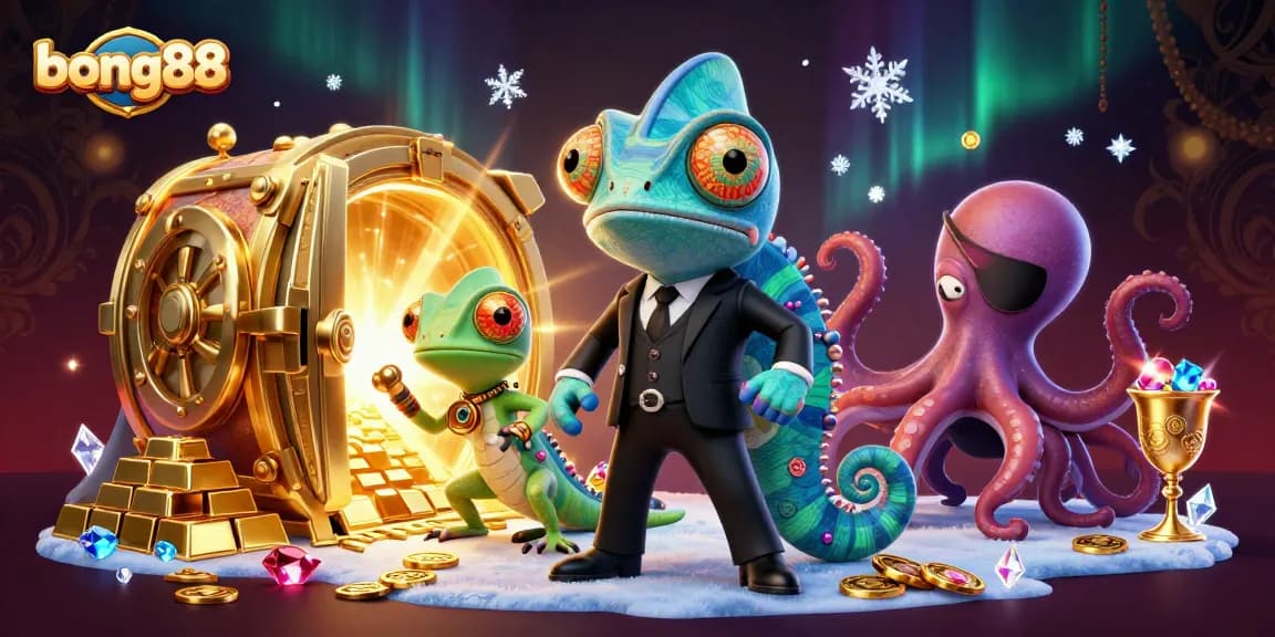 Engage with bong88's thrilling gaming universe featuring rich casino elements and vibrant characters.