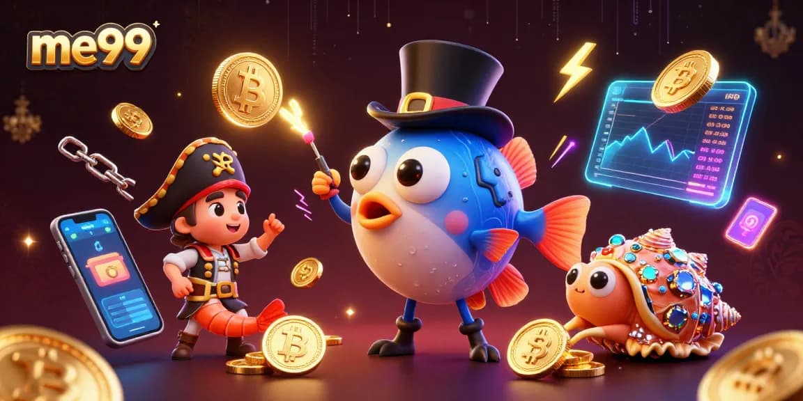 Experience thrilling wins at me99 casino with an eccentric anglerfish, pirate shrimp, and gem snail.